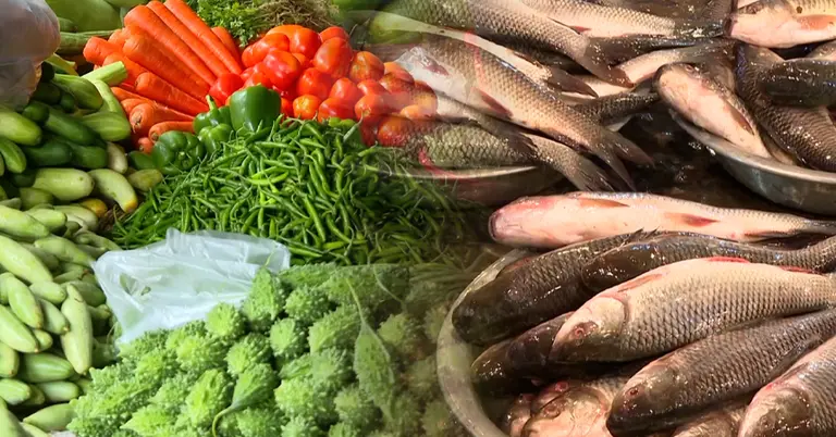 সবজি ও মাছের বাজার